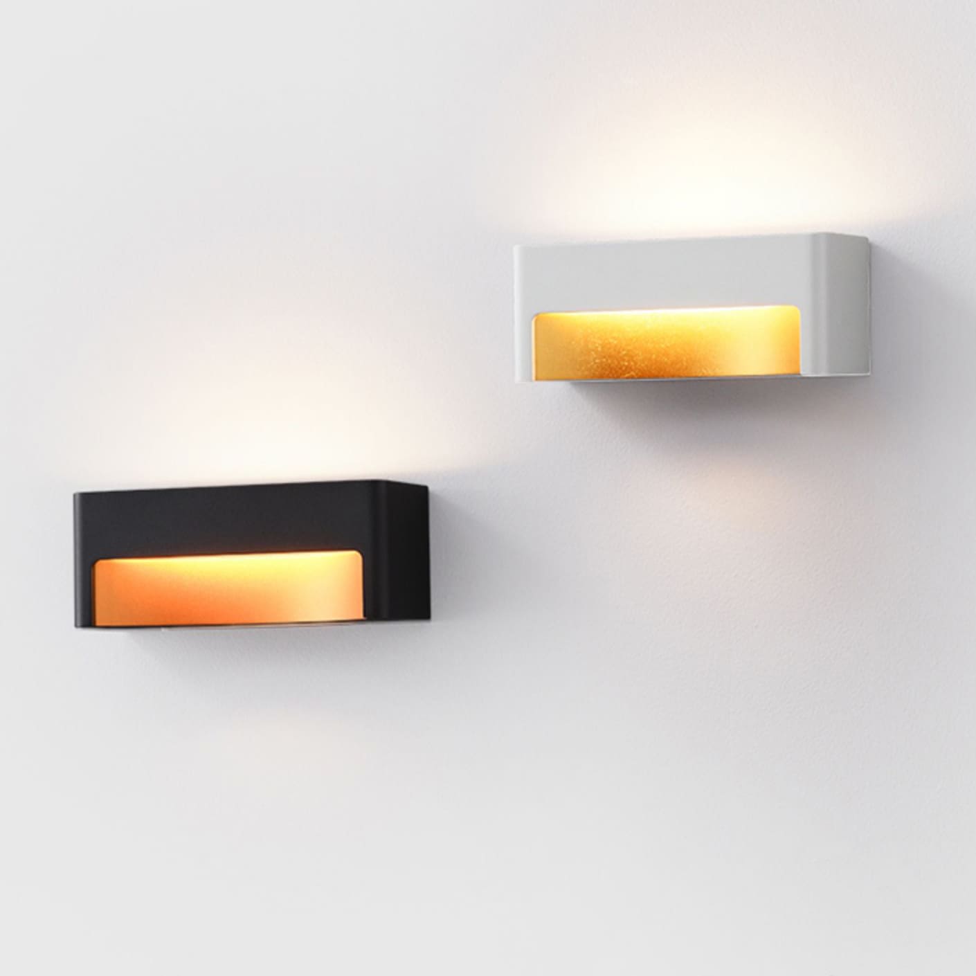 โคมไฟติดผนัง – Rectangle Designed Wall Decorating Lamp