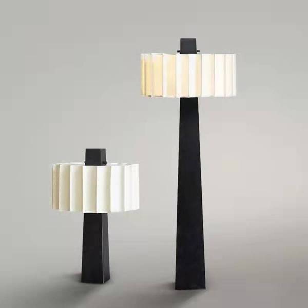 โคมไฟตั้งพื้น - Black and White Floor Lamp - Image 2