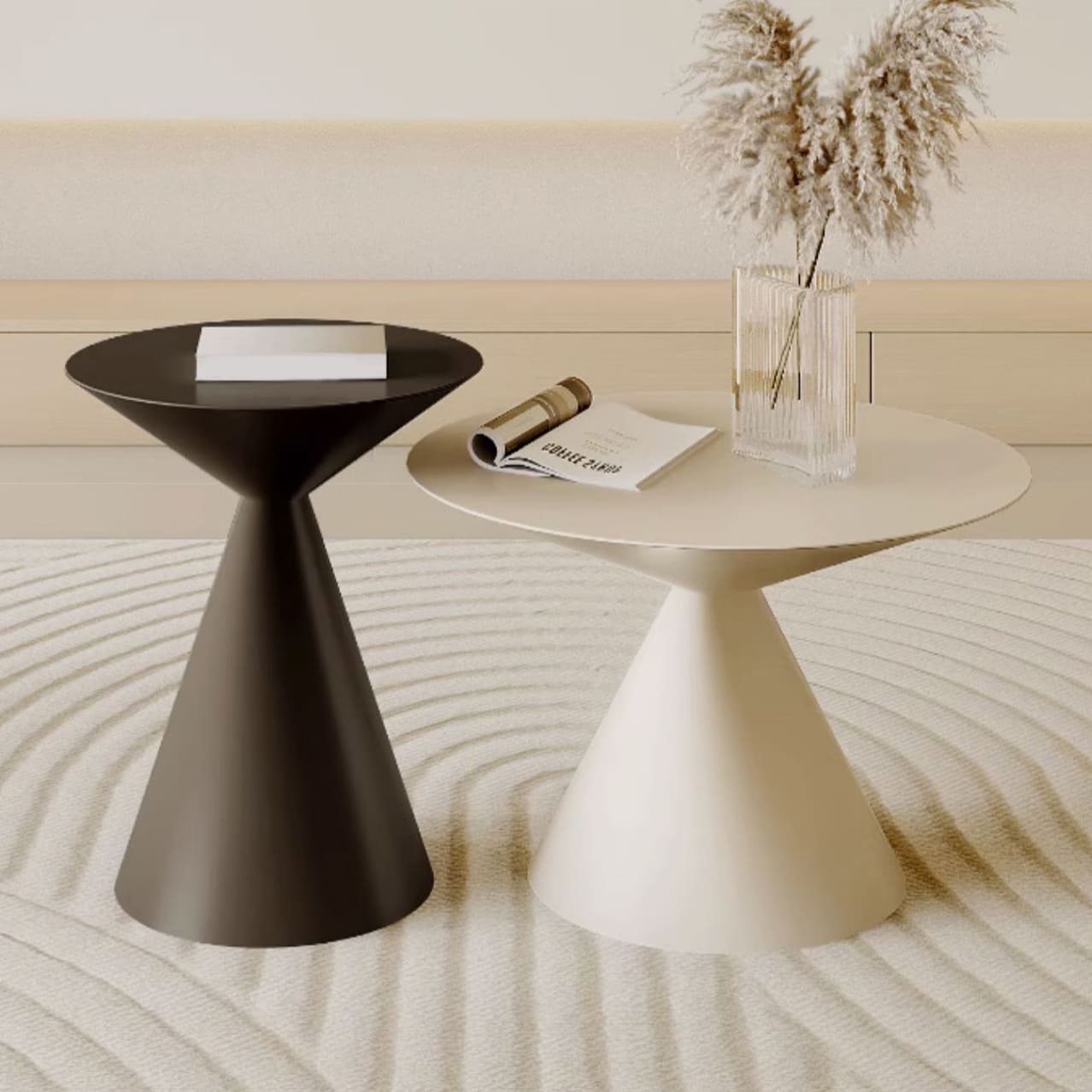 ชุดโต๊ะกลางห้องรับแขก – Circle Designed Decorating Livingroom Table Set