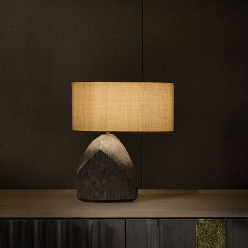 โคมไฟตั้งโต๊ะตกแต่งบ้าน – Wood Designed Decor Table Lamp IV