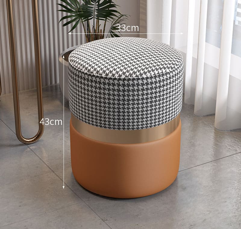 Gold - Houndstooth orange