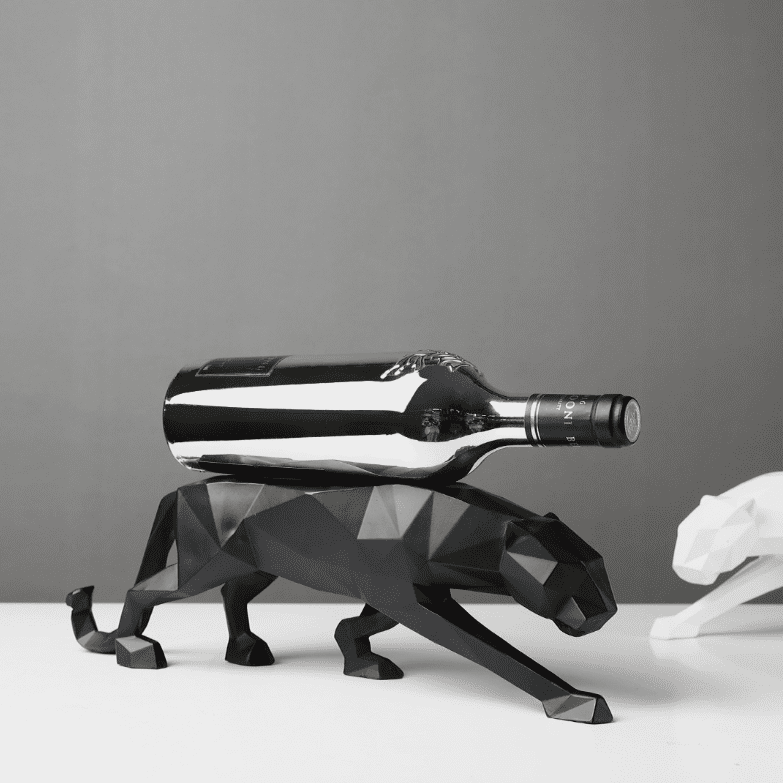 ที่วางขวดไวน์ตกแต่งบ้าน – Leopard Designed Wine Holder