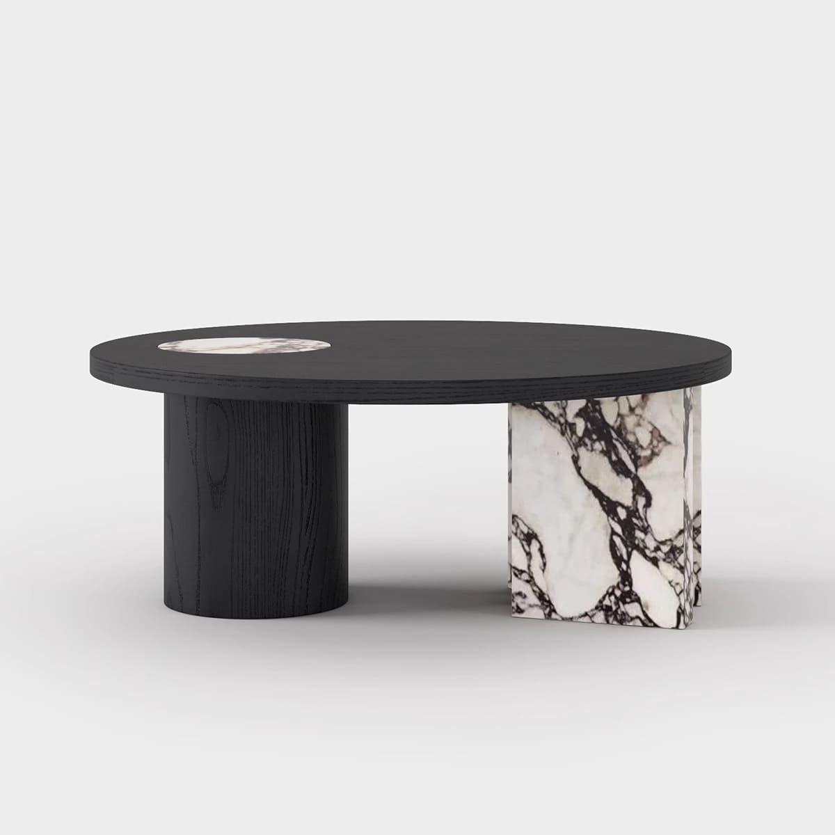 โต๊ะกลางห้องรับแขก – Stone & Wood Designed Center Table