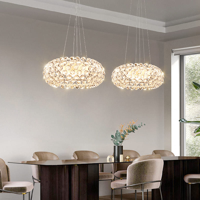 โคมไฟแต่งบ้านติดเพดาน – Glass Luxury Decorating Chandelier XII