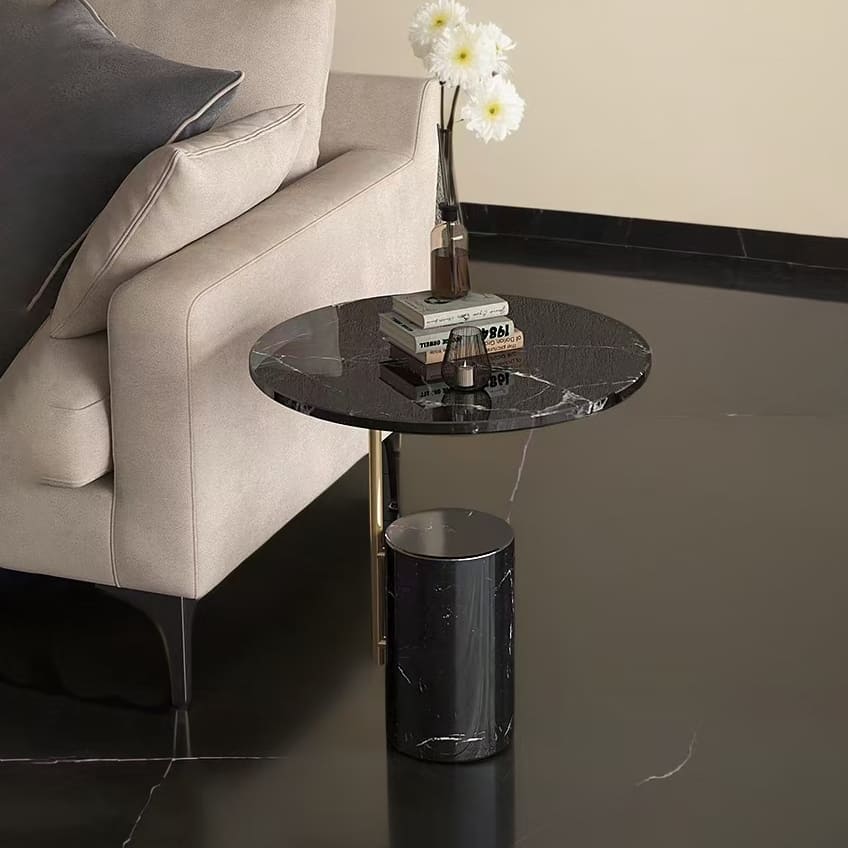 โต๊ะข้างตกแต่งบ้าน – Based Marble Decorating Side Table X