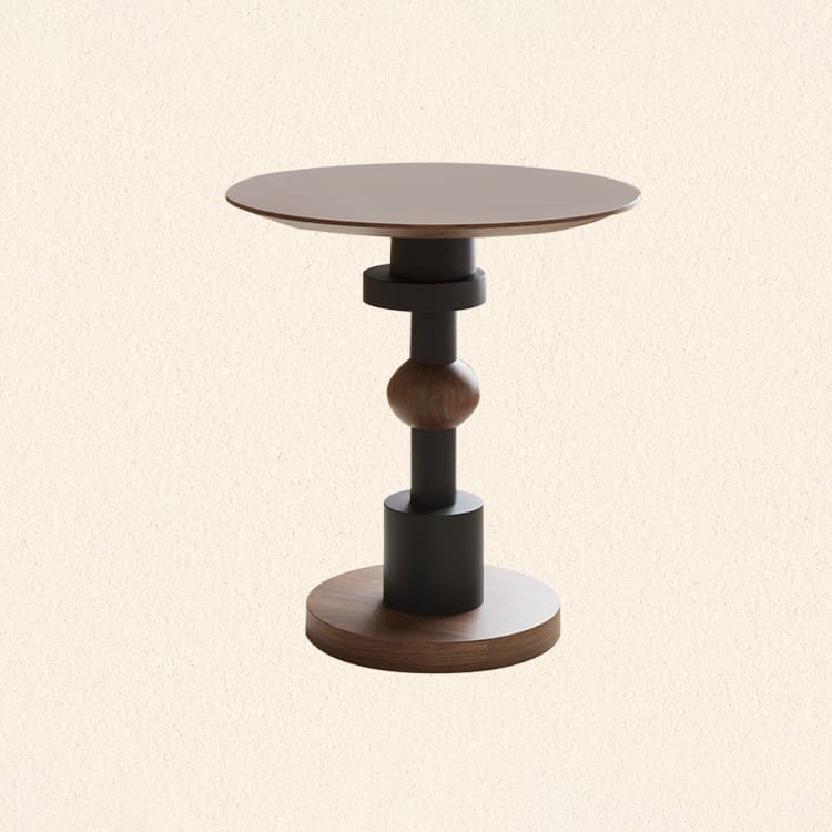 โต๊ะข้างตกแต่งบ้าน – Wooden Designed Decor Side Table X