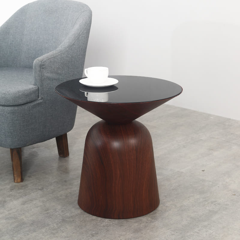 โต๊ะข้างตกแต่งบ้าน – Wooden Designed Side Table XVII