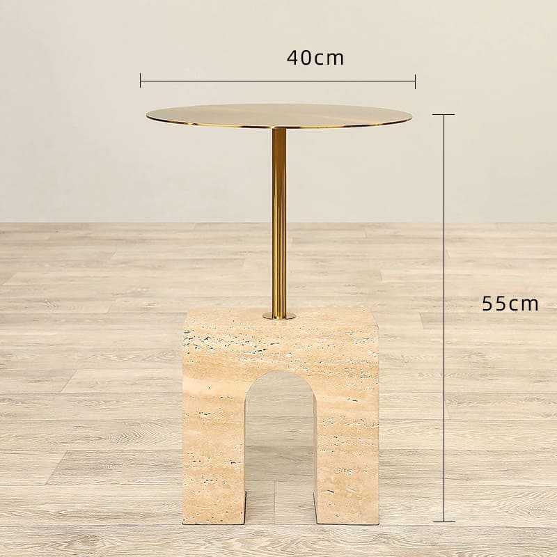 Travertine - Stainless Steel