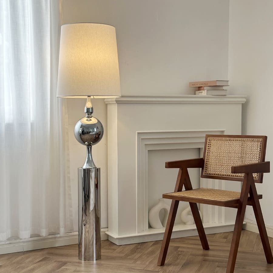 โคมไฟตั้งพื้น – Metallic Designed Floor Lamp XI