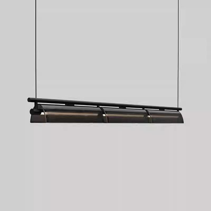 โคมไฟแต่งบ้านติดเพดาน – Black Long Designed Decor Ceiling Lamp XI
