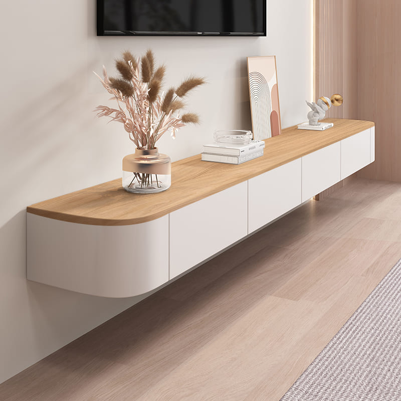 โต๊ะวางทีวีสำหรับห้องรับแขก – Minimal Designed Wall Decor TV Table