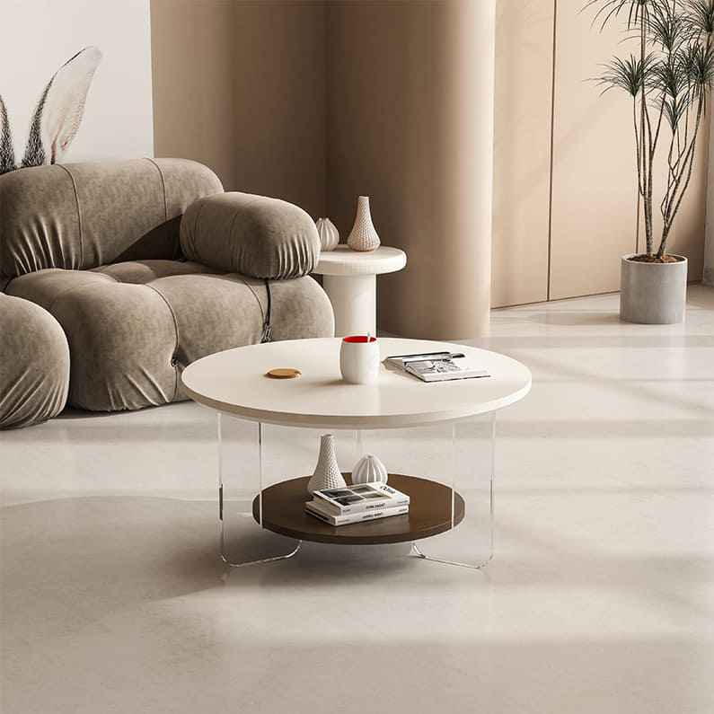 โต๊ะกลางห้องรับแขก – Acrylic Designed Center Table X
