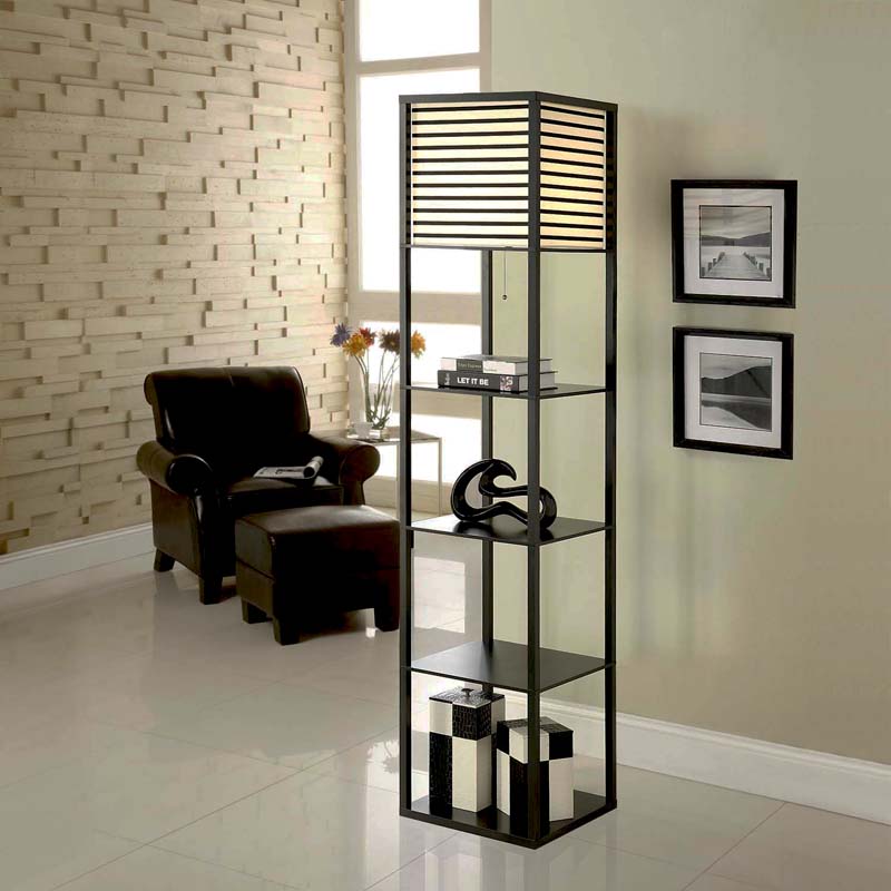 โคมไฟตั้งพื้น – Shelf Designed Floor Lamp XI
