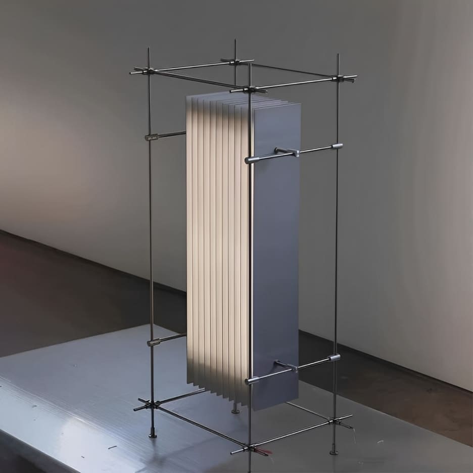 โคมไฟตั้งพื้น – Metallic Designed Table Lamp XI