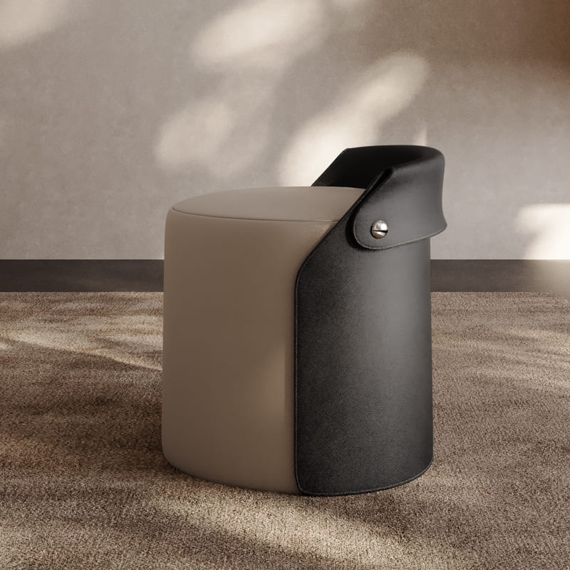 เก้าอี้สำหรับตกแต่งบ้าน – Rotating Designed Stool X