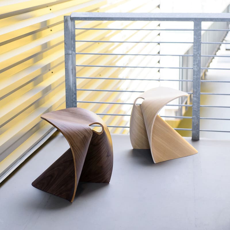 เก้าอี้สำหรับตกแต่งบ้าน – Shaped Designed Wooden Stool V