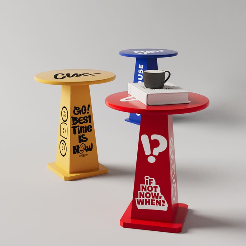 โต๊ะข้างตกแต่งบ้าน – PopTalk Side Table