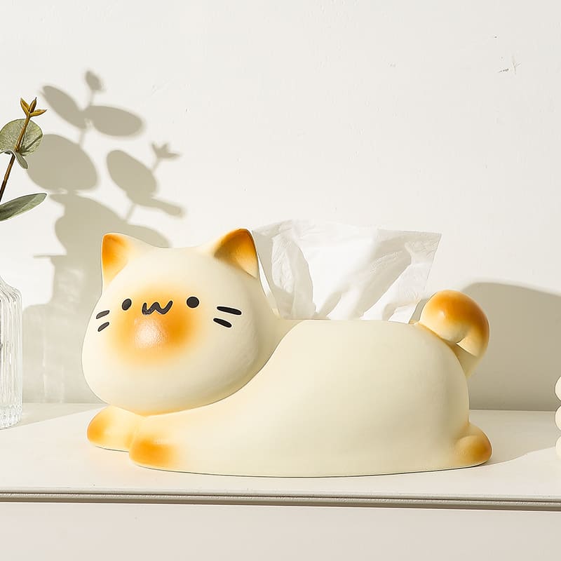ที่ใส่กระดาษทิชชู่ตั้งโต๊ะ – Cat Lover Tissue Box