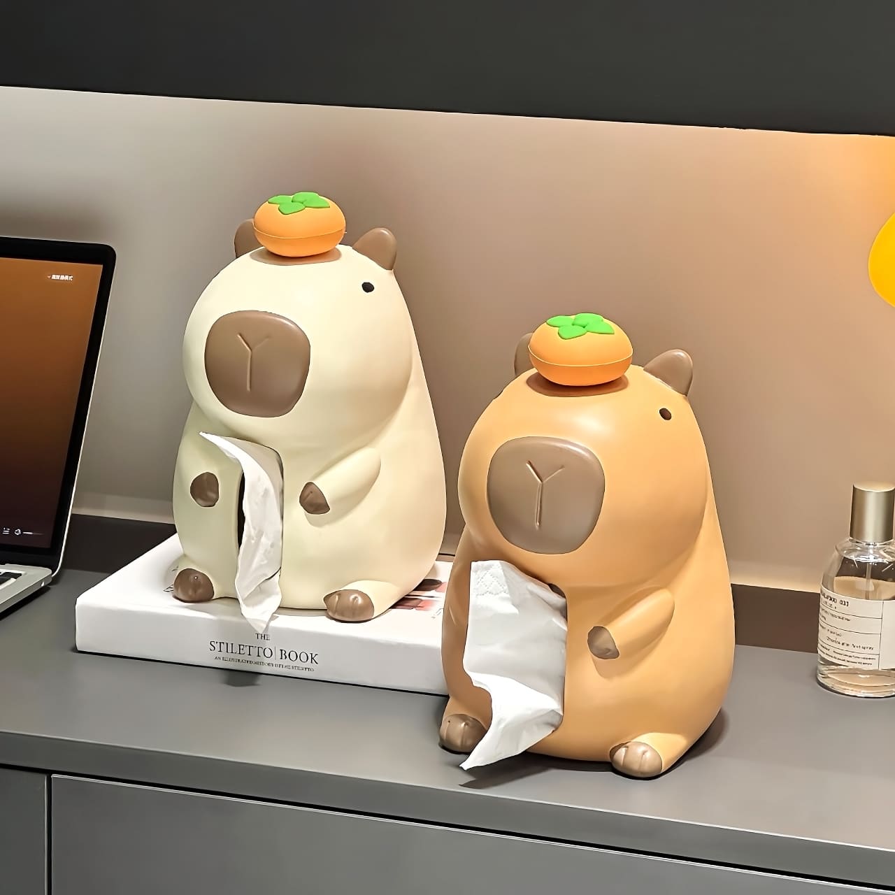 ที่ใส่กระดาษทิชชู่ตั้งโต๊ะ – Capibara Designed Tissue Box