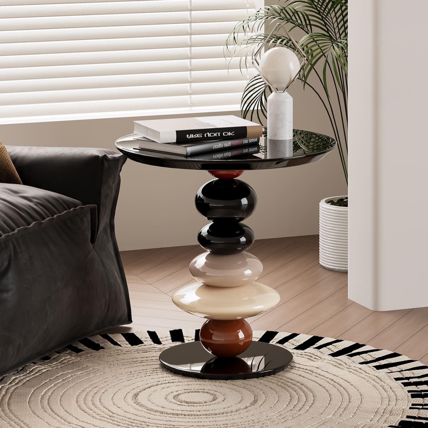 โต๊ะข้างตกแต่งบ้าน – Stack Designed Side Table