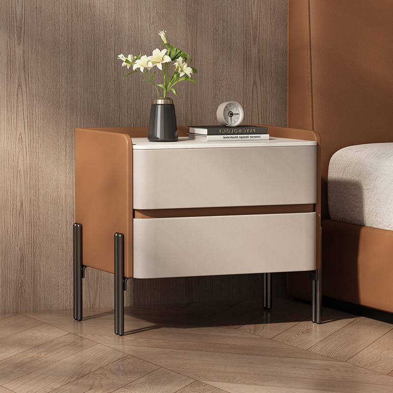 โต๊ะข้างตกแต่งบ้าน – Siena Curve Bedside Table