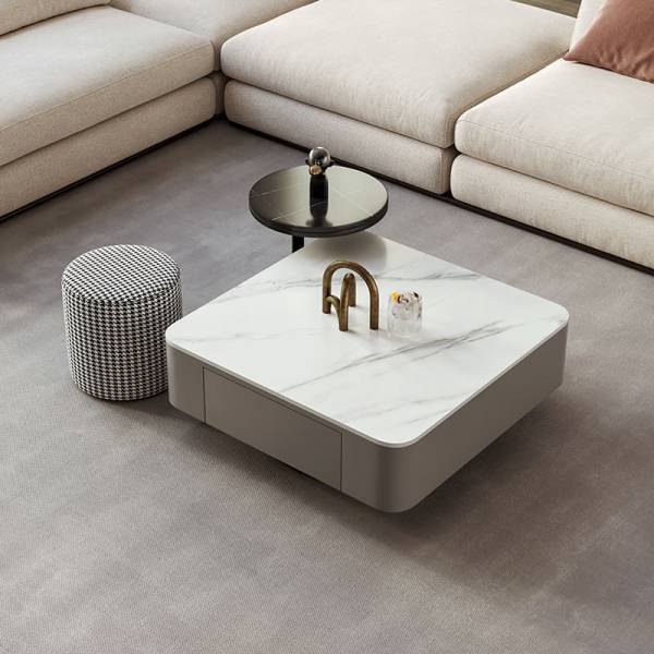 ชุดโต๊ะกลางห้องรับแขก - Decorating Center Table Set with Stool - Image 7