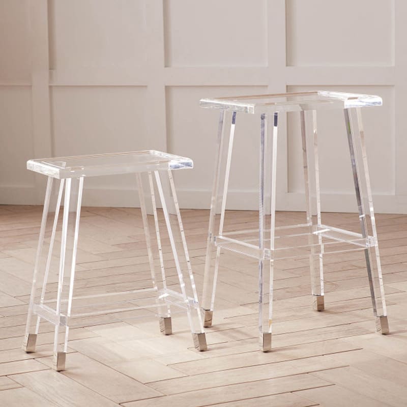 เก้าอี้สำหรับตกแต่งบ้าน – Transparent Designed Stool