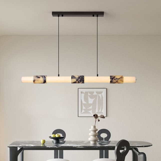 โคมไฟแต่งบ้านติดเพดาน – Marble Designed Linear Ceiling Lamp
