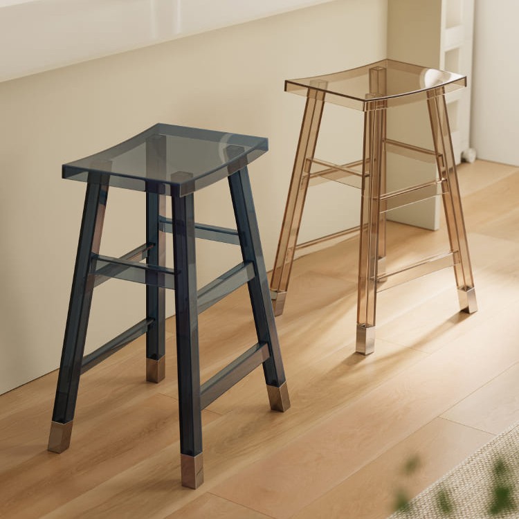 เก้าอี้สำหรับตกแต่งบ้าน – Transparent Designed Counter Stool