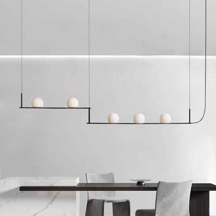 โคมไฟแต่งบ้านติดเพดาน – Sphere Line Suspension Lamp