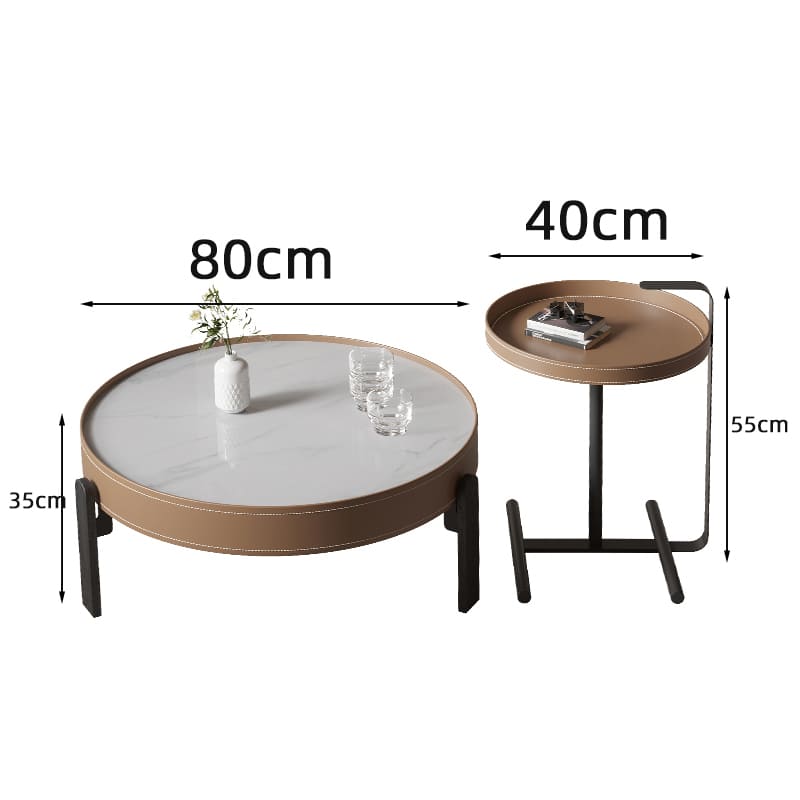 Brown - White Rock Slab