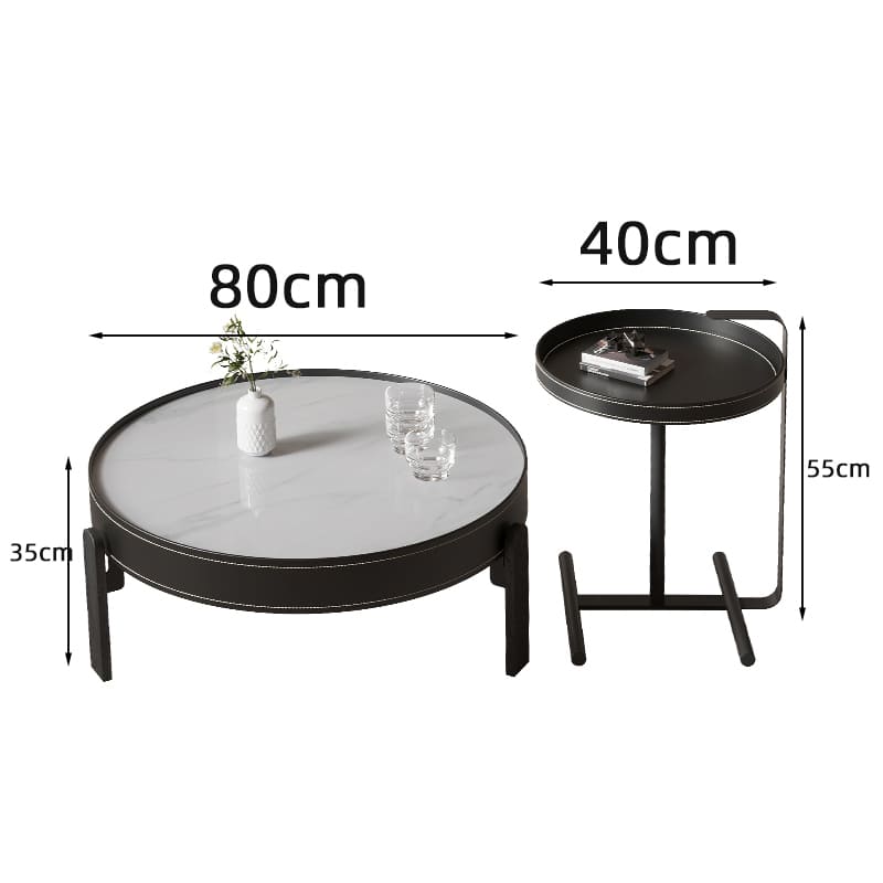 Black - White Rock Slab