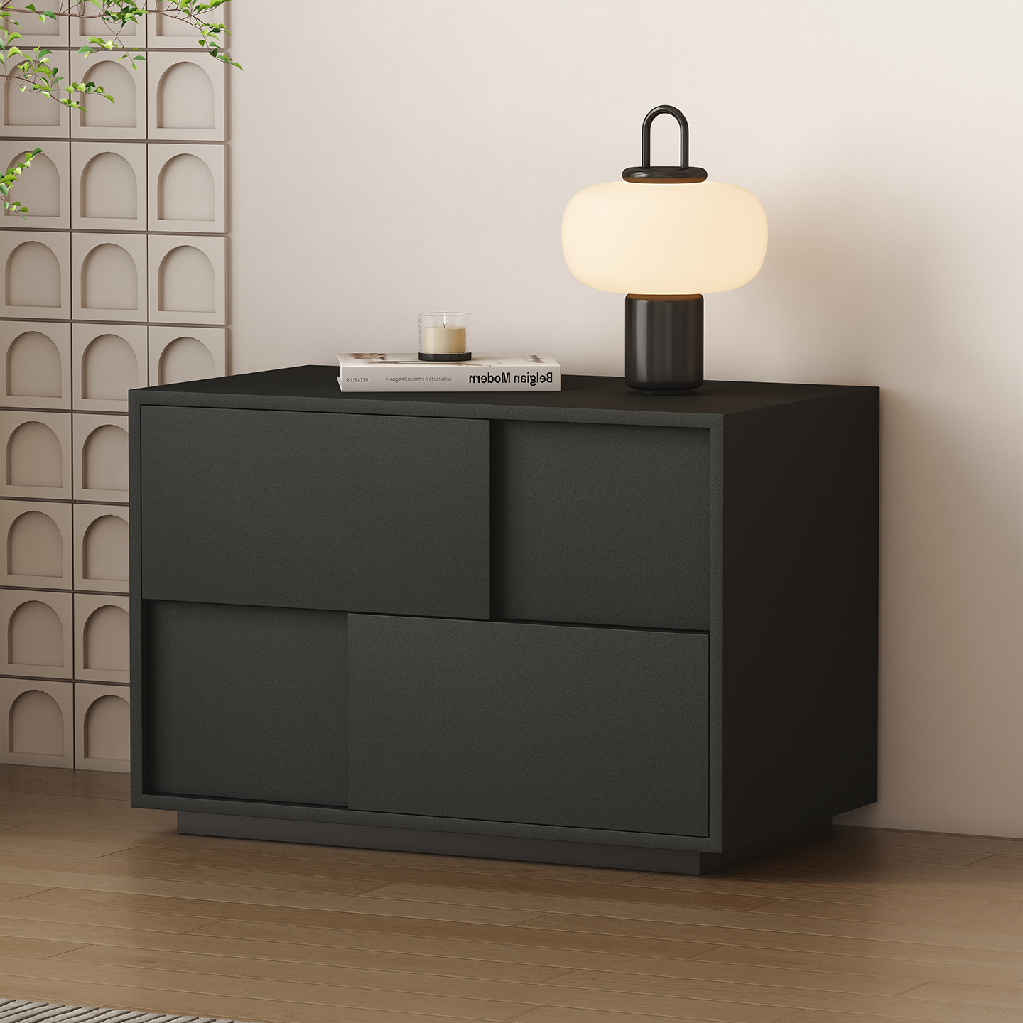 โต๊ะข้างตกแต่งบ้าน – Designed Bedside Drawer Cabinet