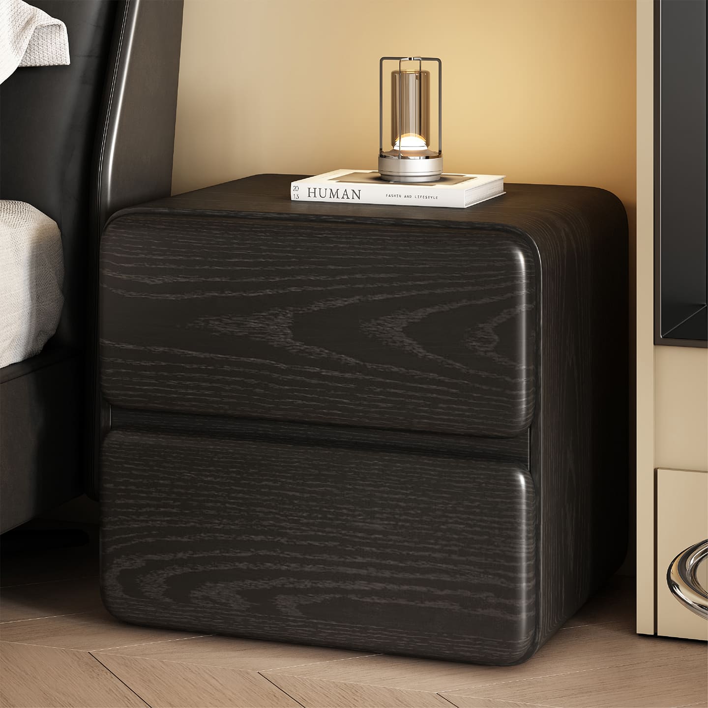 โต๊ะข้างตกแต่งบ้าน – Nero Curve Side Table