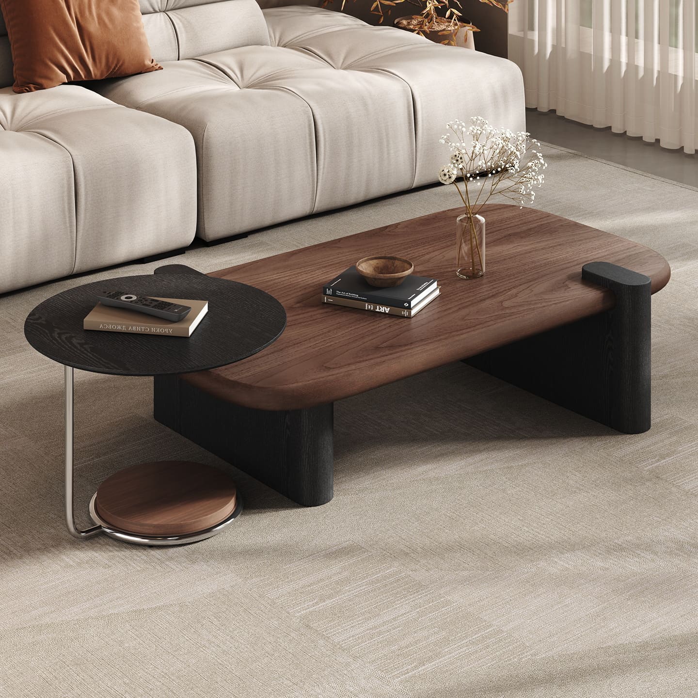 โต๊ะกลางห้องรับแขก – Aurelio Center Table Set