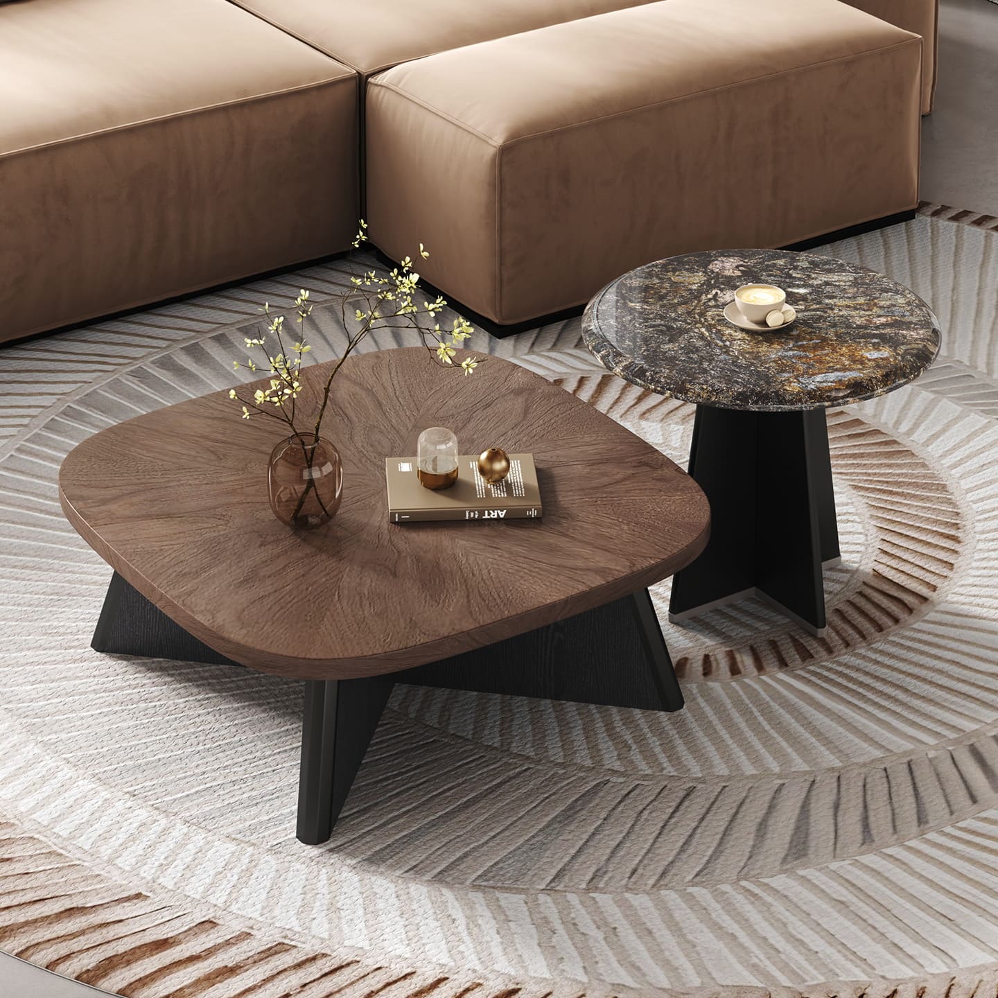 ชุดโต๊ะกลางห้องรับแขก – Vento Livingroom Table Set