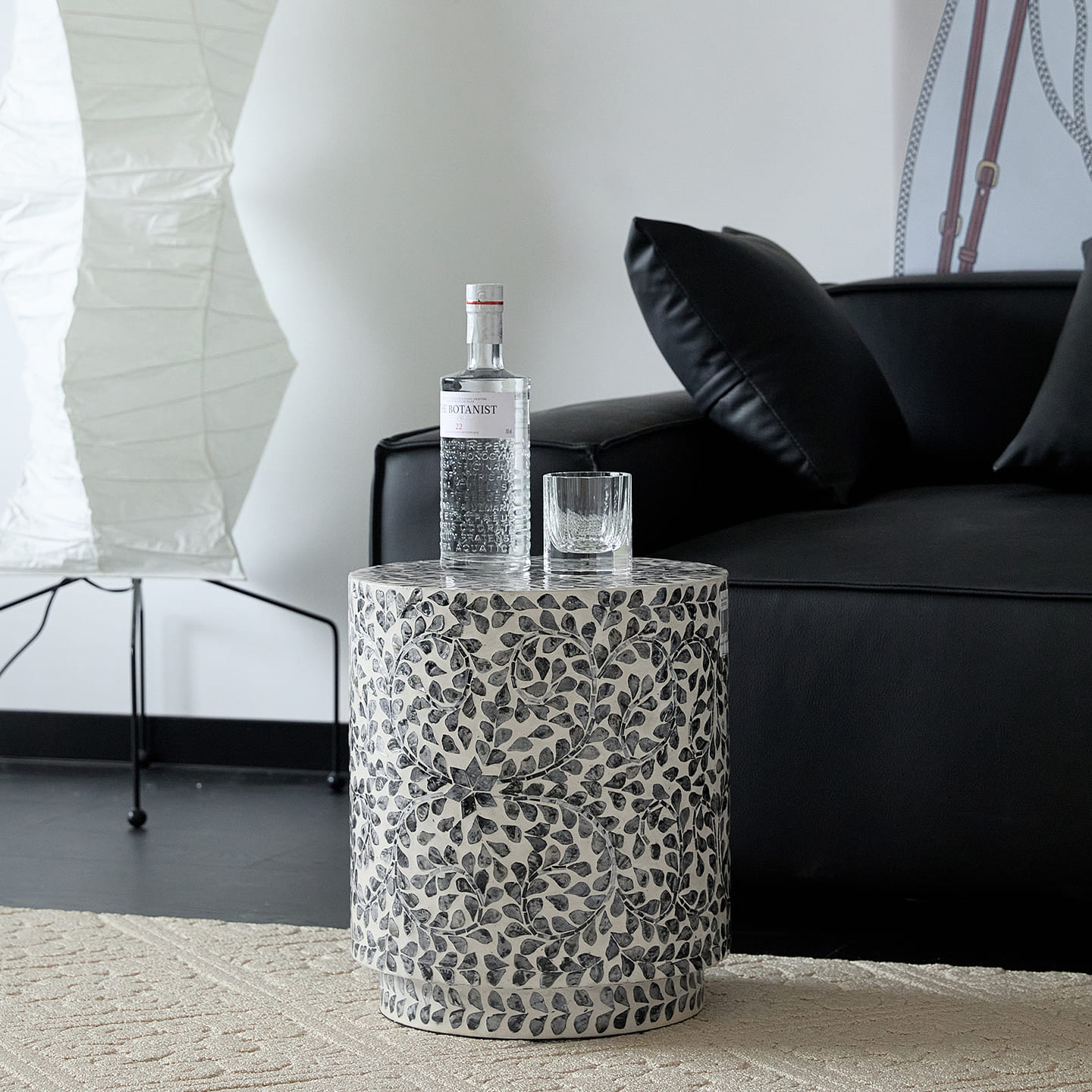 โต๊ะข้างตกแต่งบ้าน – Mosaic Designed Decor Side Table C