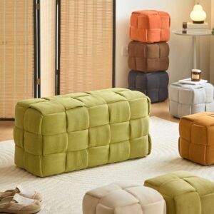 ม้านั่งสำหรับตกแต่งบ้าน - Weave Cube Bench III