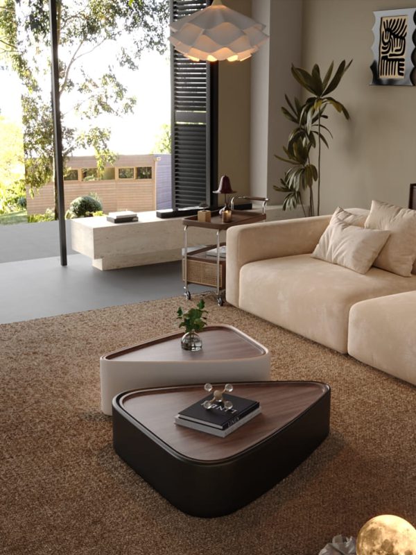 ชุดโต๊ะกลางห้องรับแขก - Trio Form Center Table Set - Image 3