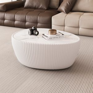 โต๊ะกลางห้องรับแขก – Valerio Ribbed Coffee Table