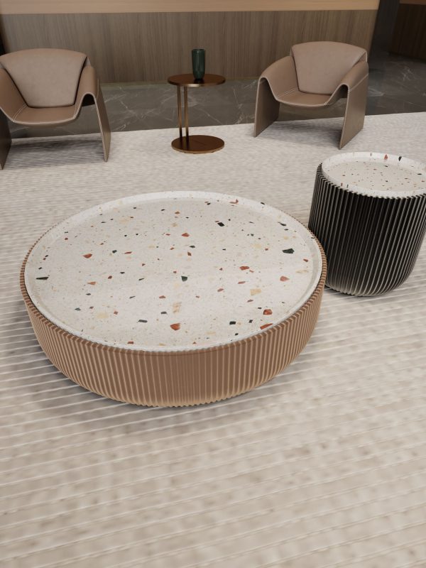 ชุดโต๊ะกลางห้องรับแขก - Terra Luxe Center Table Set - Image 5