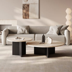 หน้าหลัก 35 ชุดโต๊ะกลางห้องรับแขก – Travert Duo Center Table Set