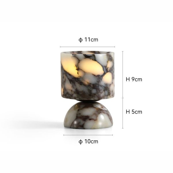 โคมไฟตั้งโต๊ะตกแต่งบ้าน - Marble Glow Table Lamp - Image 11