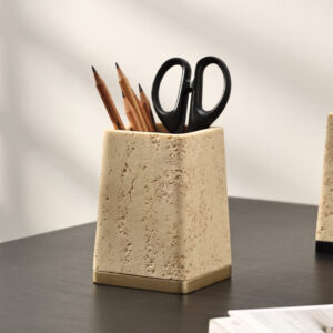 ที่ใส่ปากกา – Travertine Designed Table Organizer II