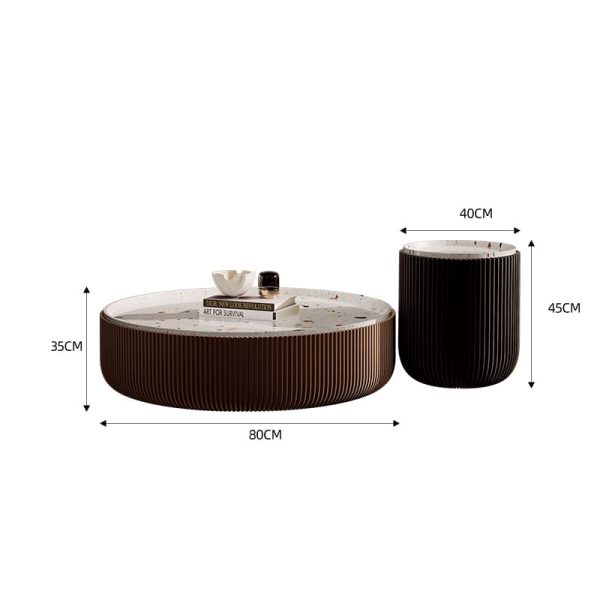 ชุดโต๊ะกลางห้องรับแขก - Terra Luxe Center Table Set - Image 7