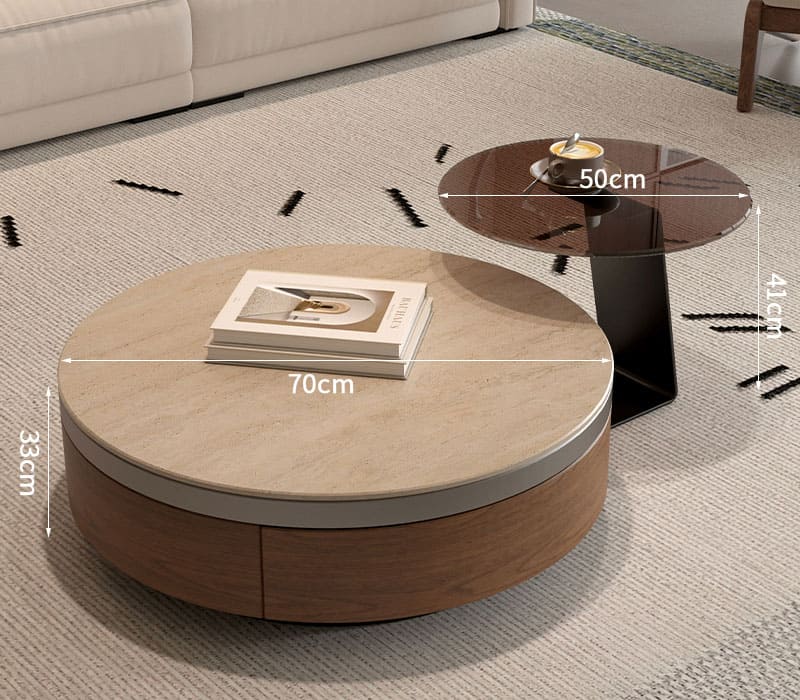 Size S - Beige / Wood