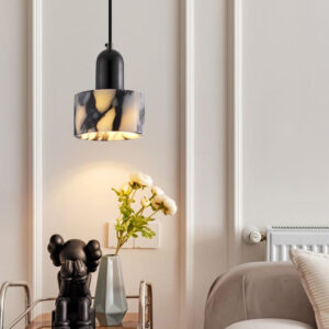 โคมไฟแต่งบ้านติดเพดาน - AURE Marble Pendant Lamp