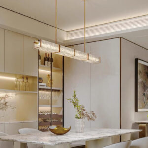 โคมไฟแต่งบ้านติดเพดาน - Crystal Designed Beam Ceiling Lamp