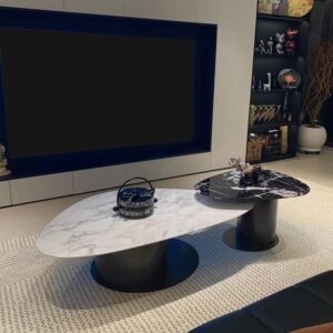 ชุดโต๊ะกลางห้องรับแขก - Fusion Marble Center Table Set