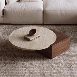 โต๊ะกลางห้องรับแขก - AVEN Stone Center Table II